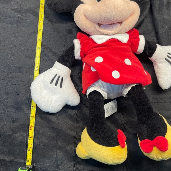 Minnie Mouse Disney Store Exclusive‎ Plush Red Polka Dot Dress 18 Inches - Picture 4 of 6